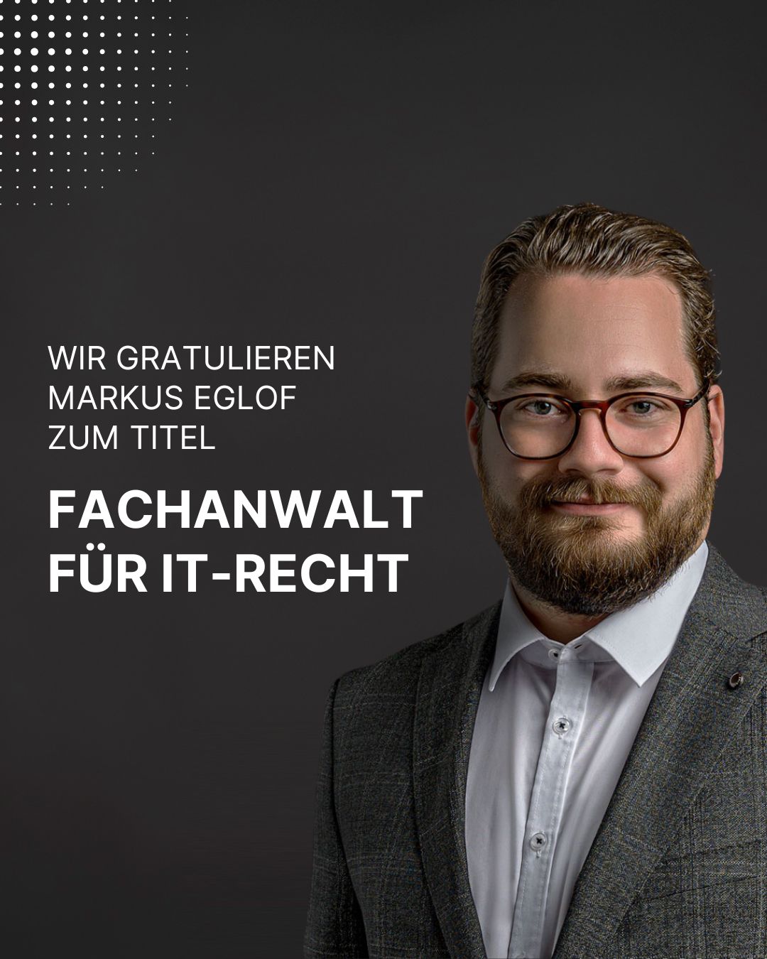 Markus Eglof Fachanwalt für IT Recht in Würzburg